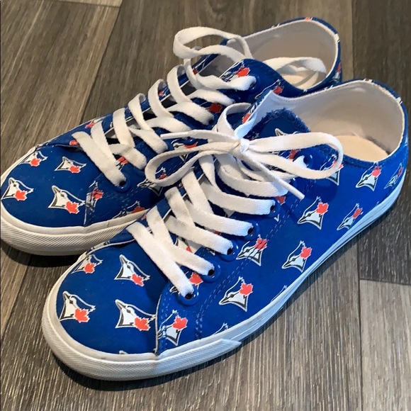 Row One Shoes - Row One Blue Jays logo sneakers shoes size 7